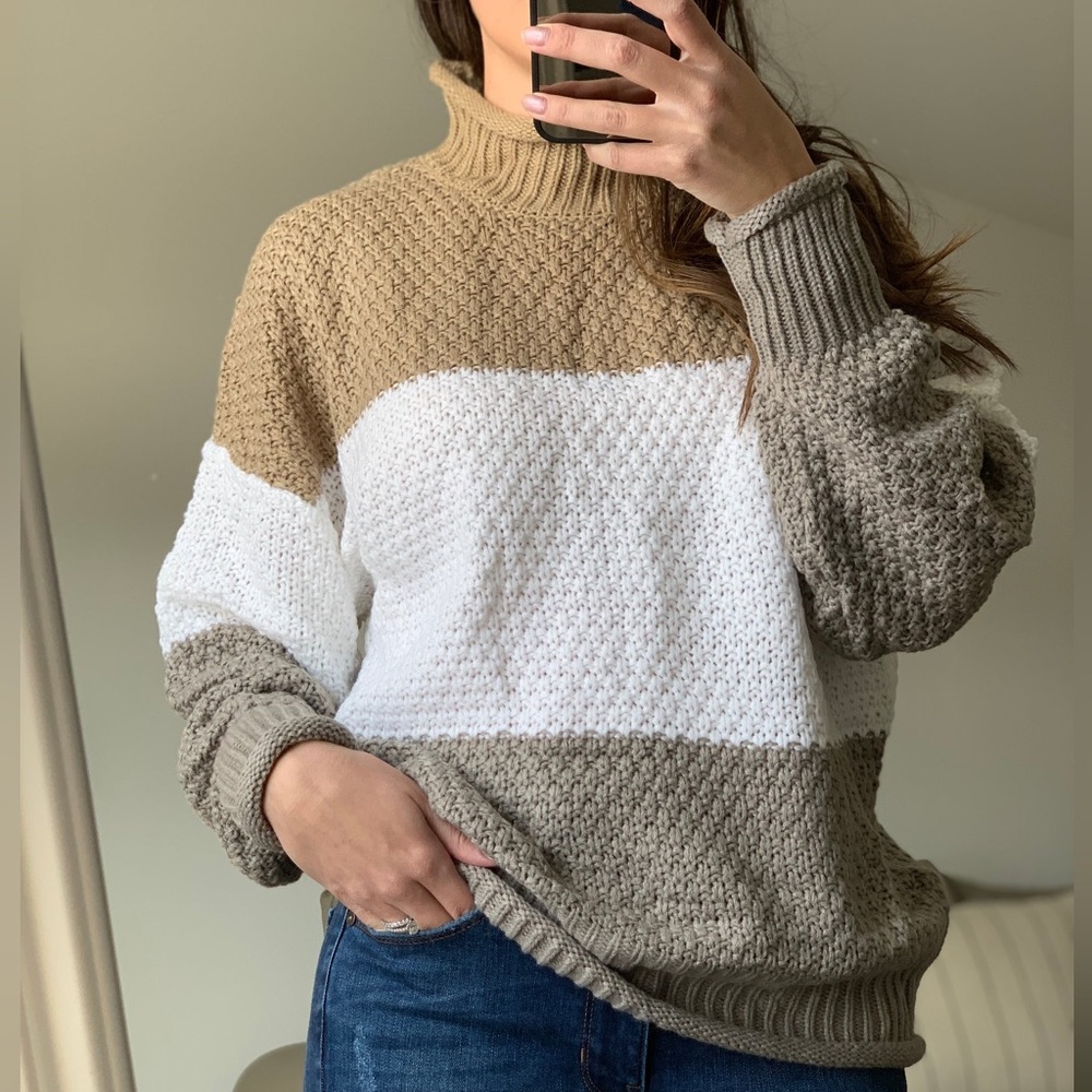 NEW! Knit Turtleneck Sweater